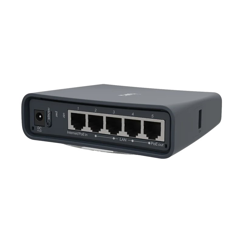 پورت‌های روتر بیسیم میکروتیک مدل RB952Ui-5ac2nD-TC | hAP ac lite TC